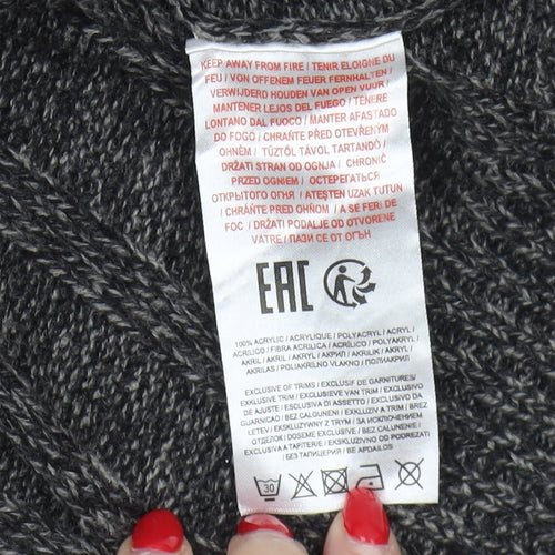 Kensington Eastside Men's Grey XL Full Zip Jumper