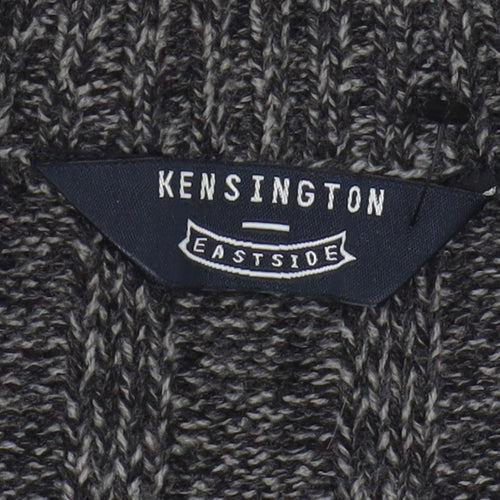 Kensington Eastside Men's Grey XL Full Zip Jumper