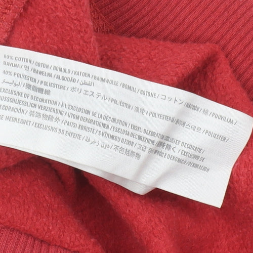 Abercrombie & Fitch Red Women's Pullover Sweatshirt, M