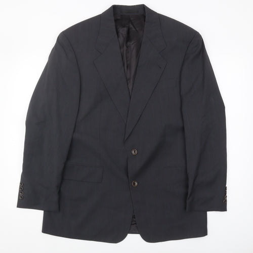 Hugo Boss Men's Grey Wool Blazer Size UK 40 Formal