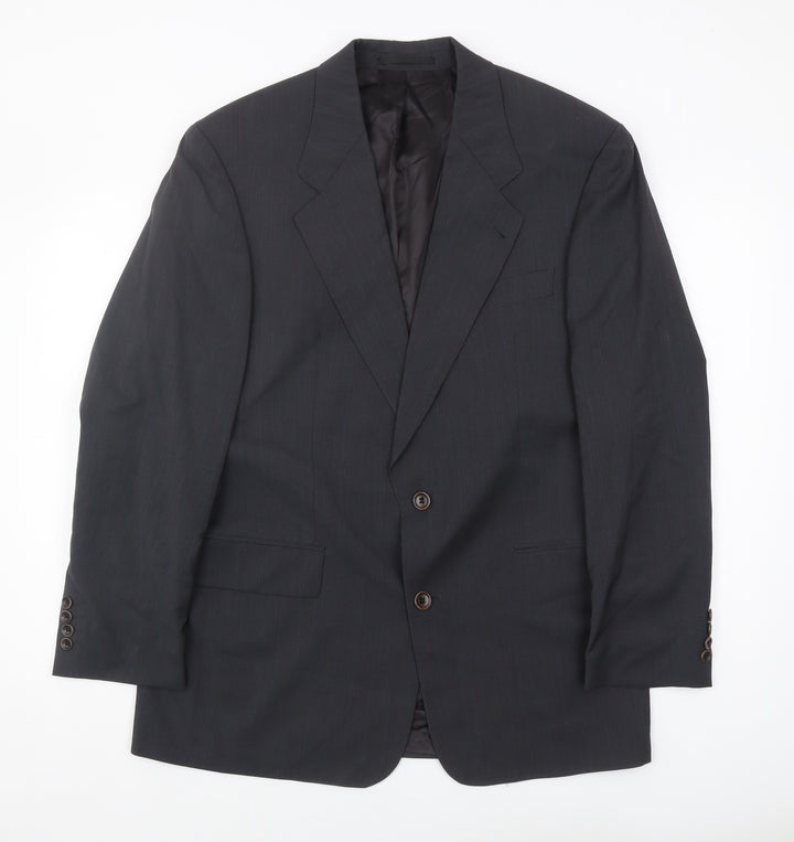 Hugo Boss Men's Grey Wool Blazer Size UK 40 Formal
