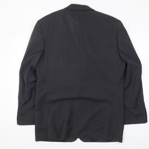 Hugo Boss Men's Grey Wool Blazer Size UK 40 Formal