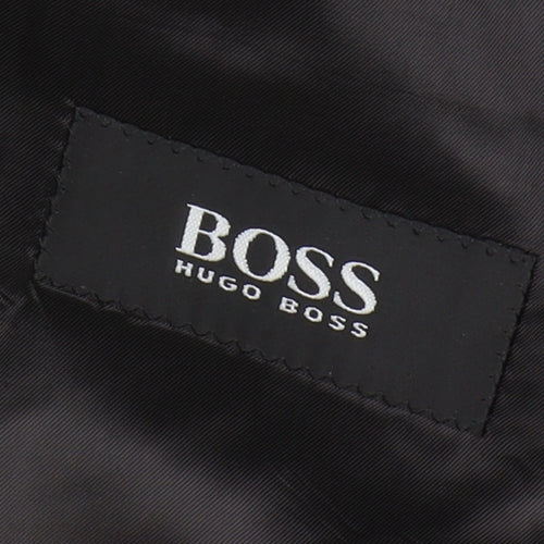 Hugo Boss Men's Grey Wool Blazer Size UK 40 Formal