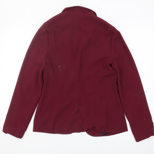 New Look Women's Red Blazer, Size 10, Lined