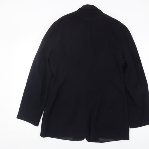Wallis Women's Black Suit Jacket Size 14 Regular Fit