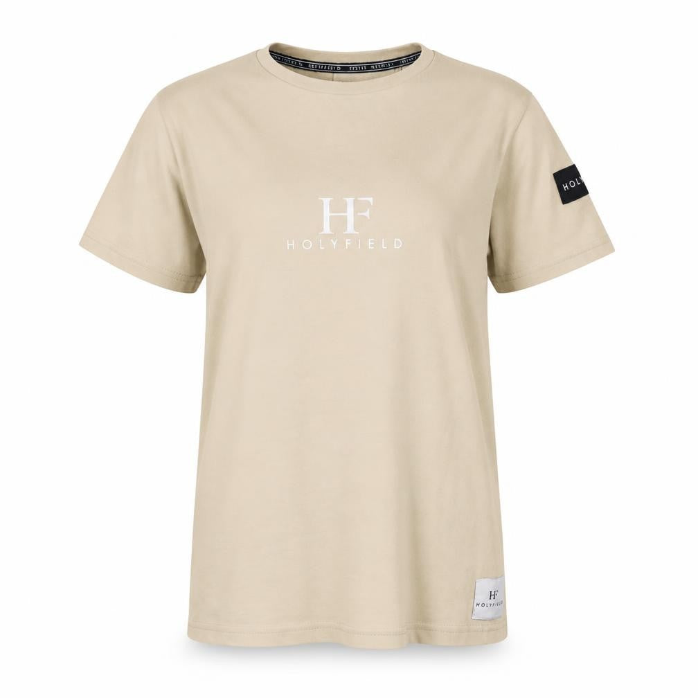 Holyfield Unisex Kids Beige Cotton T-Shirt XS Casual