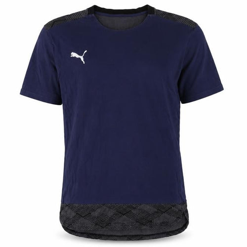 Puma Men's Blue XL Cotton Blend Crew Neck T-Shirt