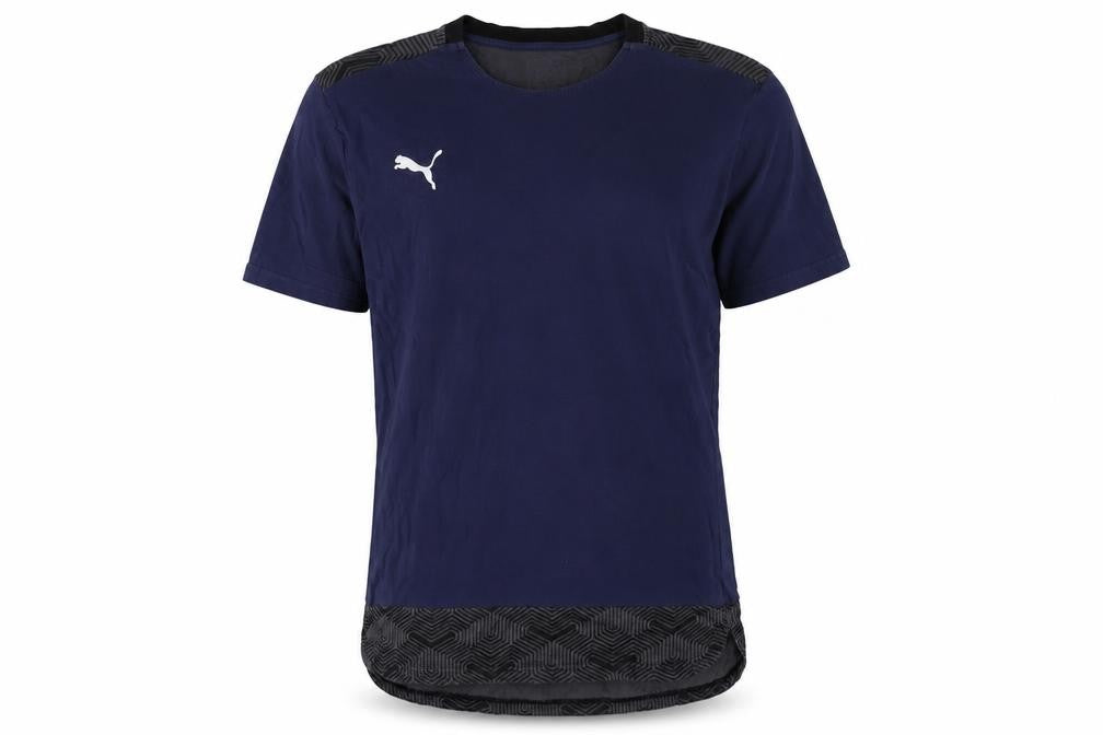 Puma Men's Blue XL Cotton Blend Crew Neck T-Shirt