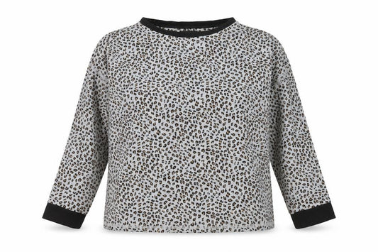 Front view of DKNY Women's Multicoloured Animal Print Blouse L
