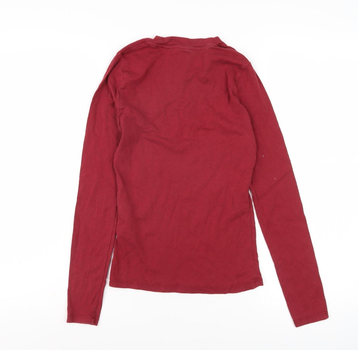 Levi's Women's Red XS Long Sleeve Crew Neck T-Shirt