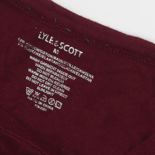 Lyle & Scott Men's Red Small T-Shirt