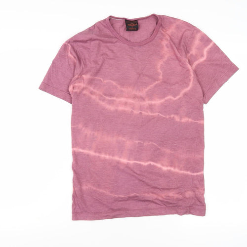 Umbro Unisex Purple Tie-Dye T-Shirt, Size Small