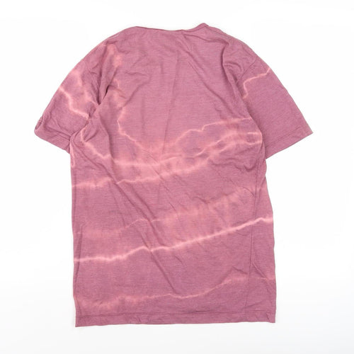Umbro Unisex Purple Tie-Dye T-Shirt, Size Small