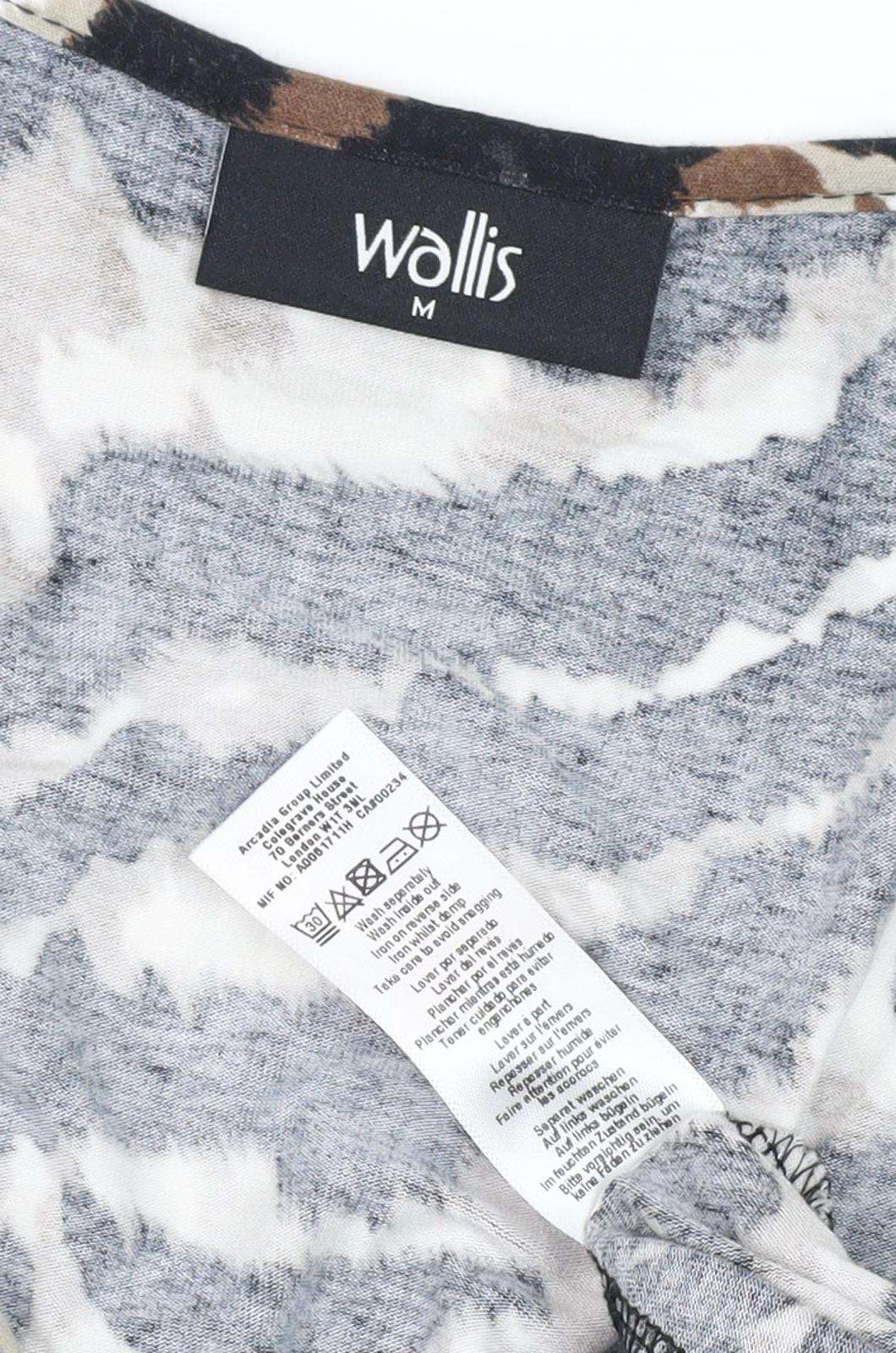 Wallis Women's Multicoloured Animal Print Top M