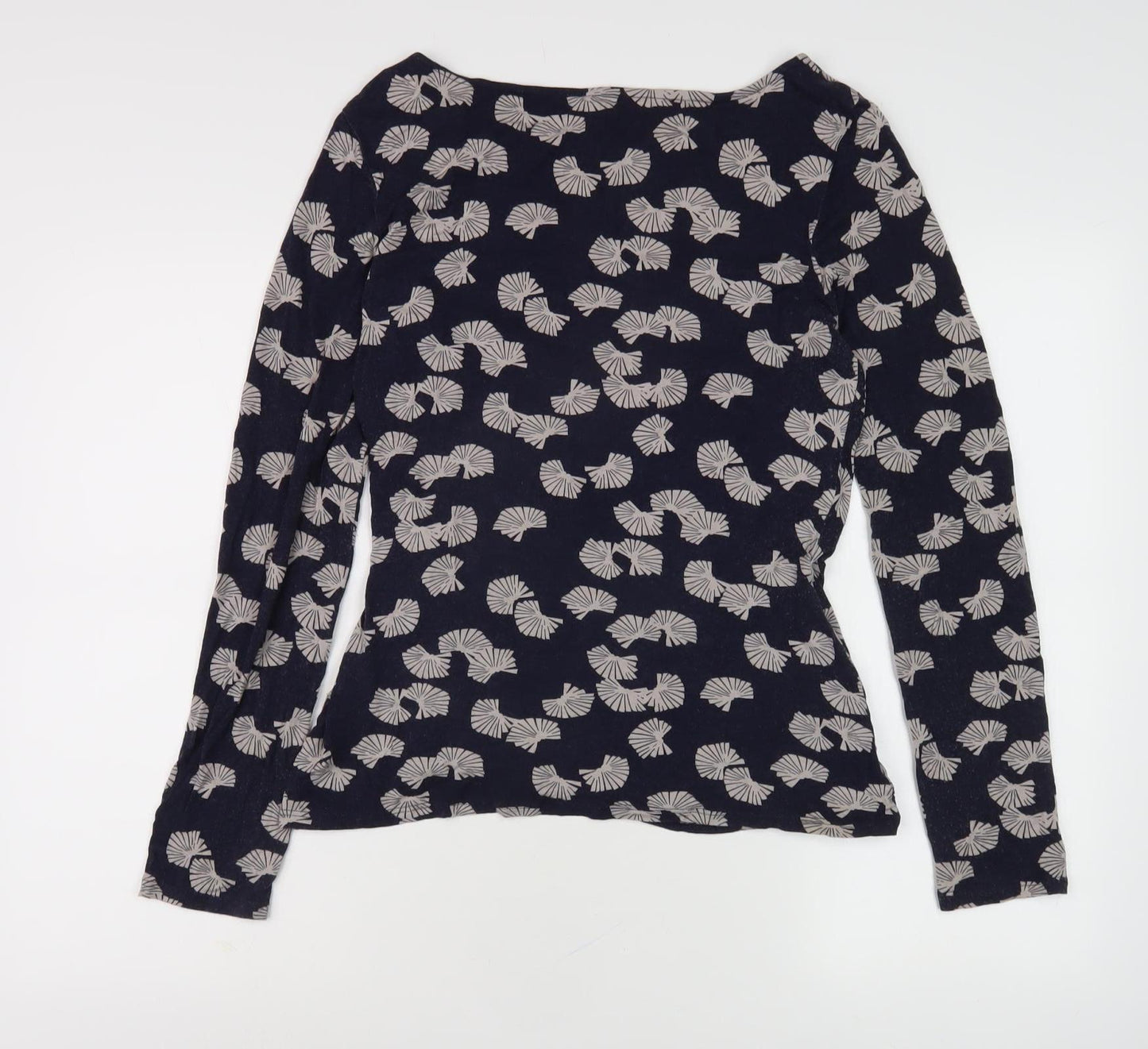 Phase Eight Women's Black Floral Long Sleeve Top 14