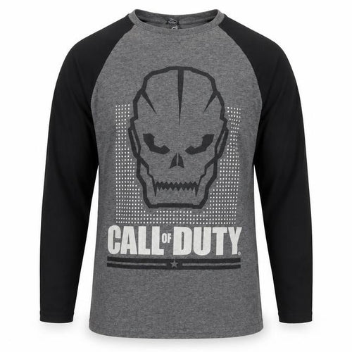 Boys Grey Black Call of Duty Graphic T-Shirt, Size 12