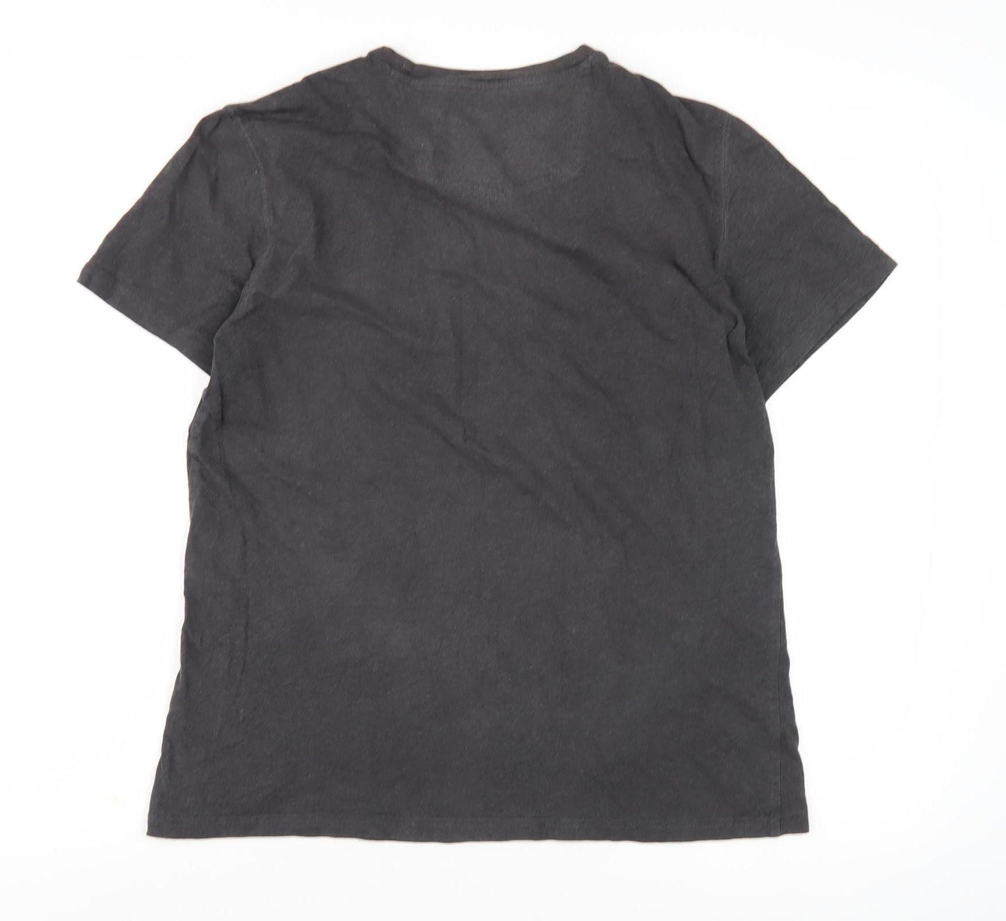 FatFace Men's Grey Crew Neck Logo T-Shirt, Size M