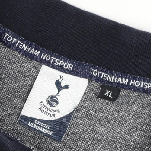 Tottenham Hotspur Men's Grey Geometric XL Polo