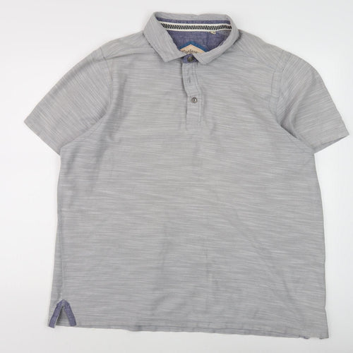Montana Grey Men's 2XL Polo Shirt, Short Sleeve, Casual