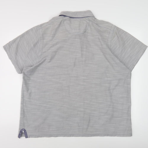 Montana Grey Men's 2XL Polo Shirt, Short Sleeve, Casual