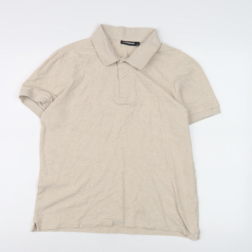 J.Lindeberg Unisex Beige Polo Shirt M Casual Wear