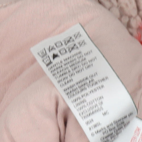 Marks and Spencer Girls Pink Heart Jacket, 12 Months