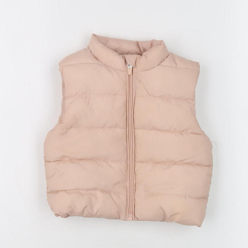 Marks and Spencer Pink Puffer Jacket, 9-12 Months, Unisex Toddler