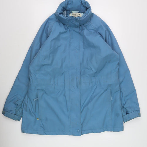 Regatta Women's Blue Rain Coat Jacket UK 18