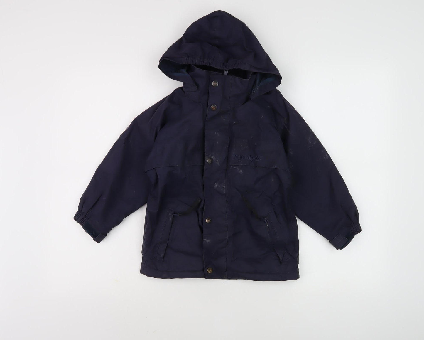 Target Dry Boys Blue Waterproof Hooded Rain Coat 3-4 Years
