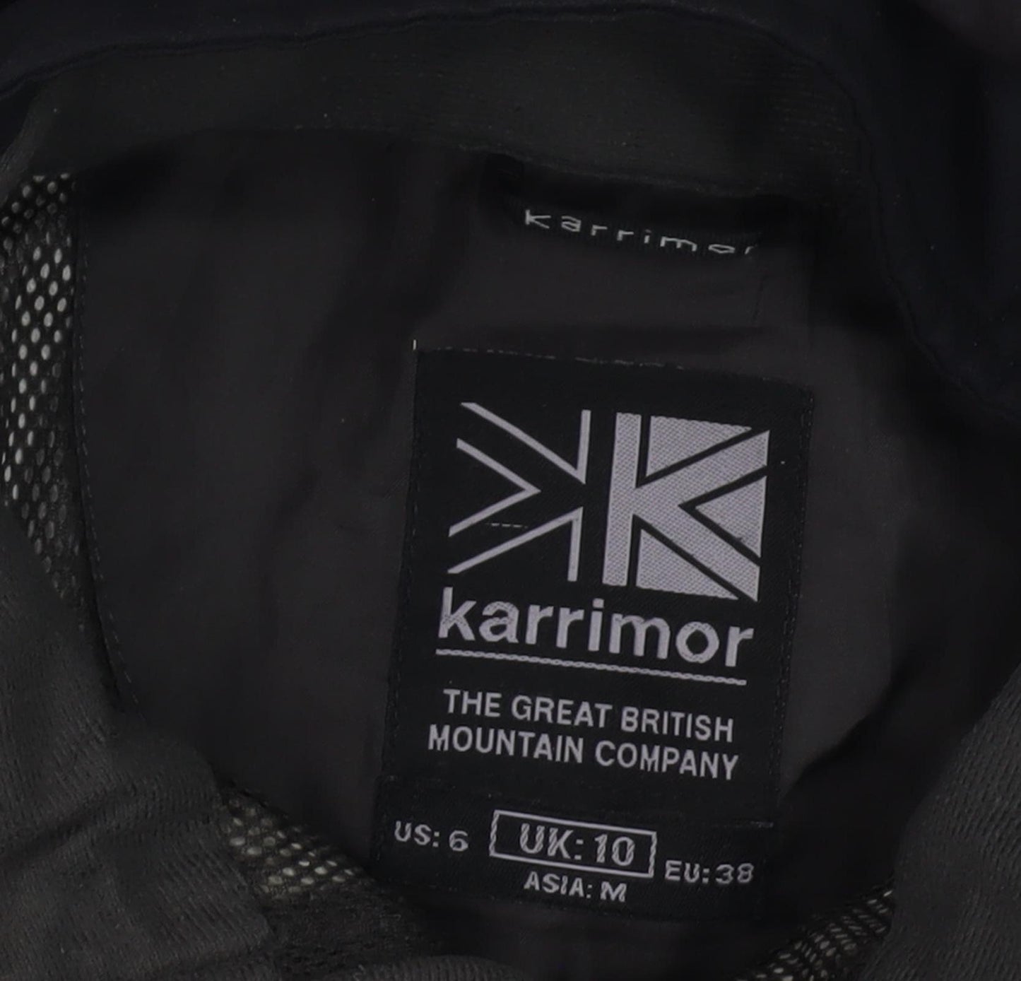 Karrimor Women's Black Waterproof Hooded Jacket Size 10