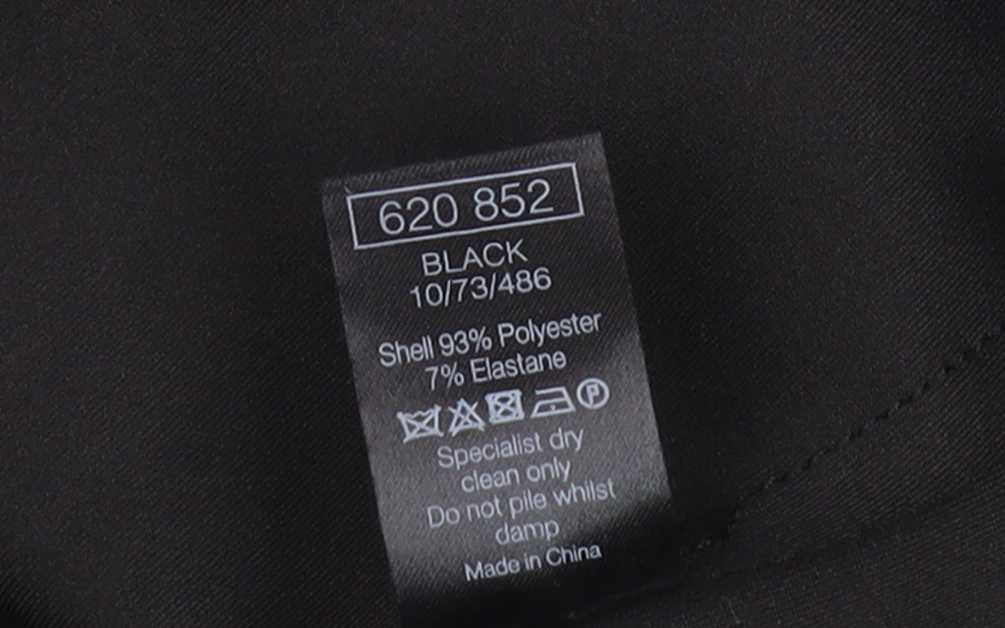 M&Co Women's Black Motorcycle Jacket - Size 14, Casual Classic