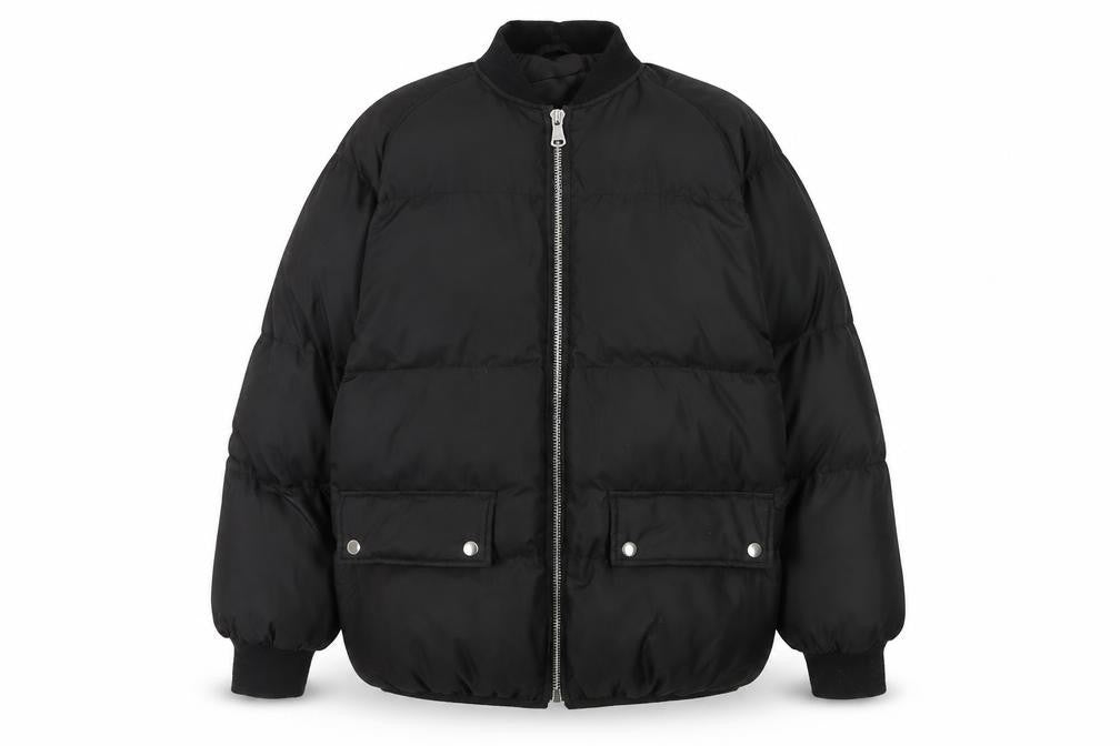 Missguided Women's Black Puffer Jacket Size 14