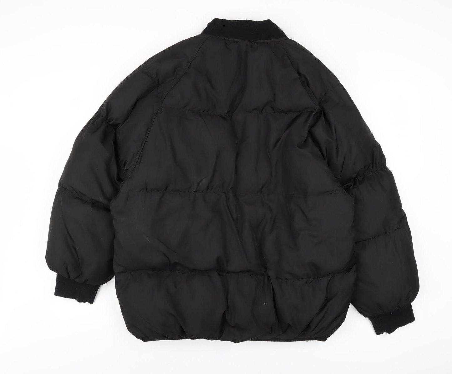 Missguided Women's Black Puffer Jacket Size 14