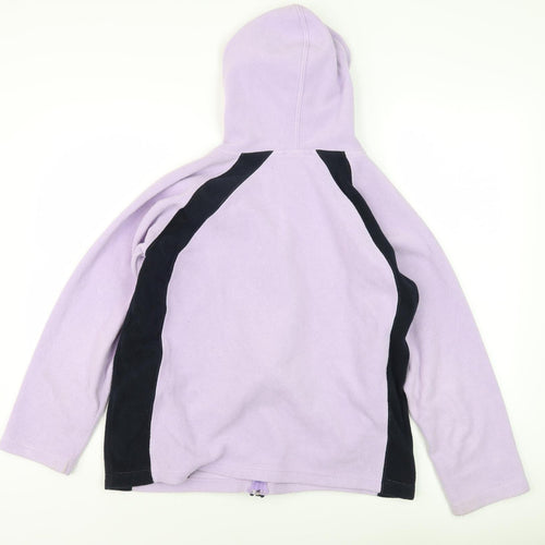 Cotton Traders Women's Purple Full Zip Hoodie Size 14