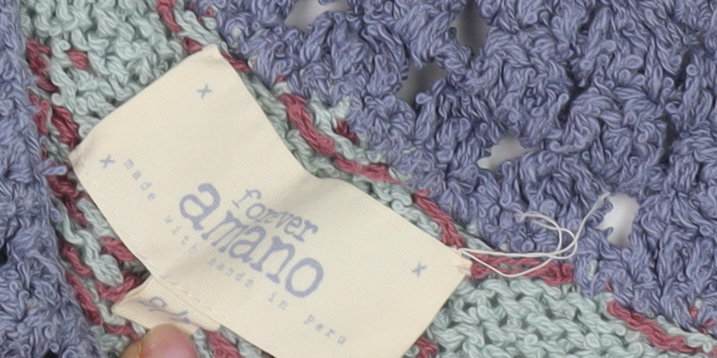 Forever Amano Women's Multicoloured Fair Isle Cardigan