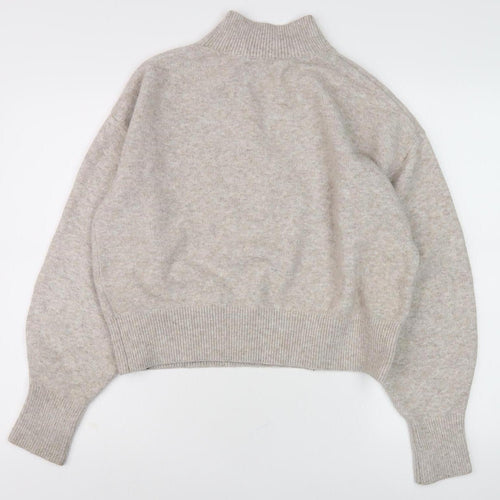 & Other Stories Women's Beige Wool Pullover Jumper, M