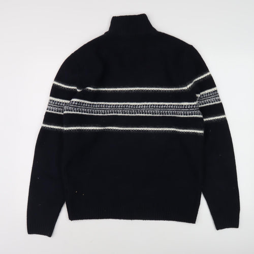 Marks and Spencer Men's Black S Full Zip Jumper