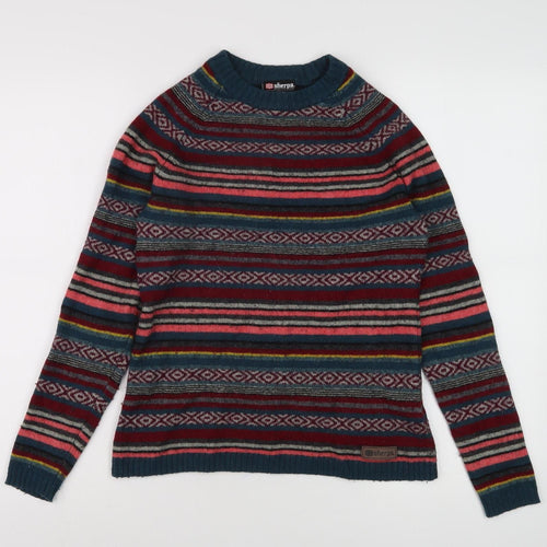 Sherpa Women's Multicoloured Pullover Jumper M