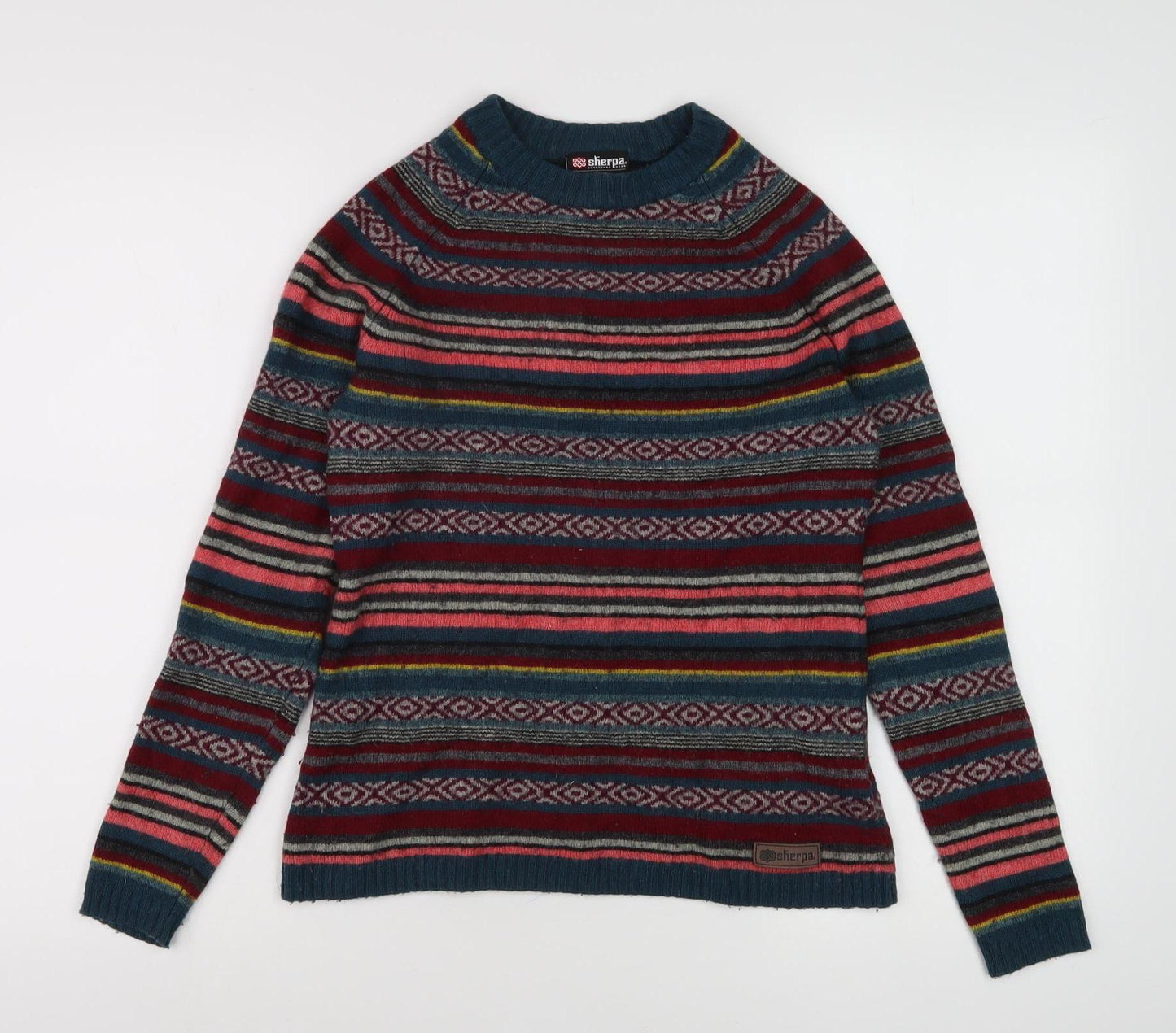 Sherpa Women's Multicoloured Pullover Jumper M