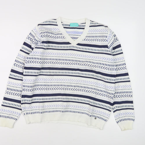 Yours Women's Multicoloured V-Neck Jumper