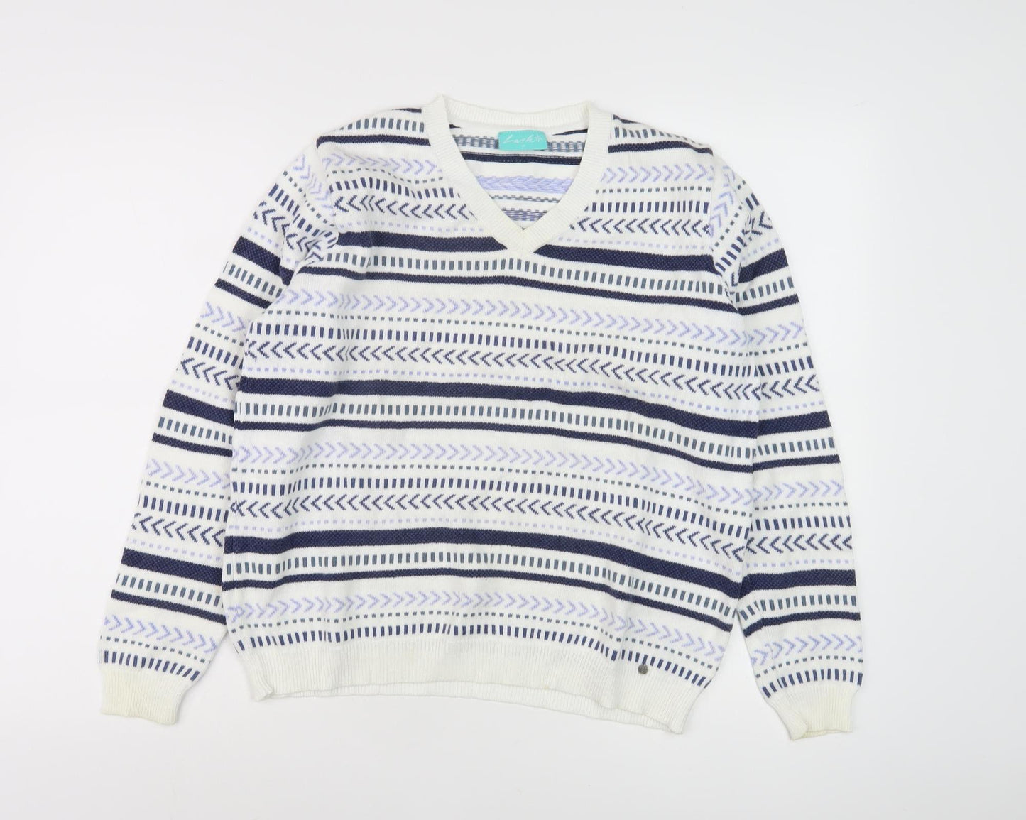 Yours Women's Multicoloured V-Neck Jumper