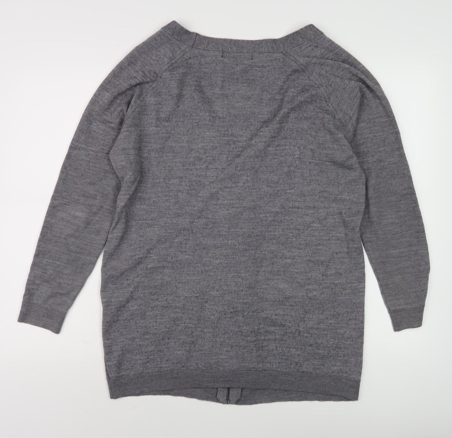 Limited Collection Grey Full Zip Women's Jumper Size 16
