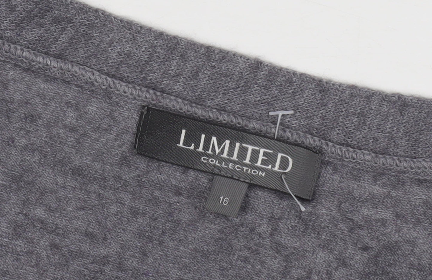 Limited Collection Grey Full Zip Women's Jumper Size 16