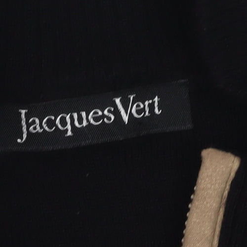 Jacques Vert Women's Black Jacket, Large, Casual, Zip