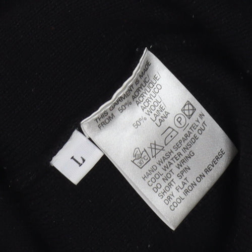 Jacques Vert Women's Black Jacket, Large, Casual, Zip
