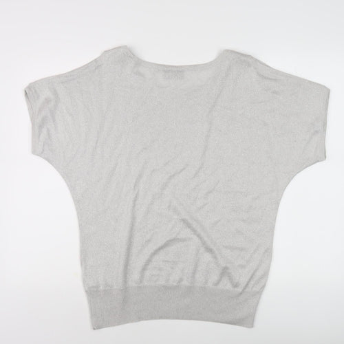 Wallis Women's Grey Pullover Jumper, Crew Neck, Size M