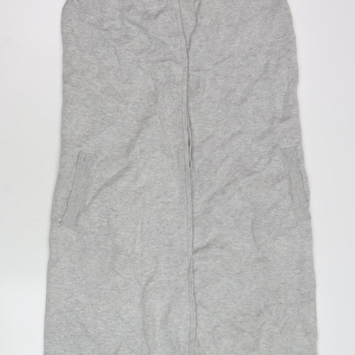 Mint Velvet Women's Grey Sleeveless Knit Vest - Size S