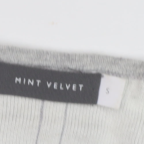 Mint Velvet Women's Grey Sleeveless Knit Vest - Size S