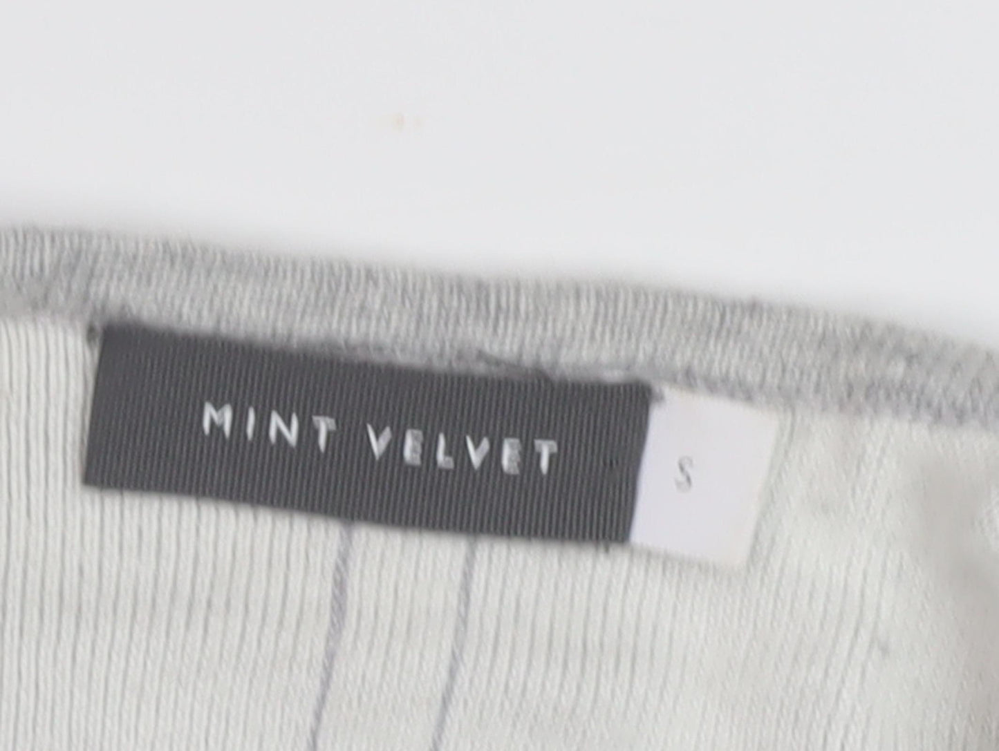 Mint Velvet Women's Grey Sleeveless Knit Vest - Size S