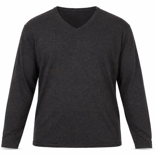 Abercrombie & Fitch Men's Brown V-Neck Pullover, Size L